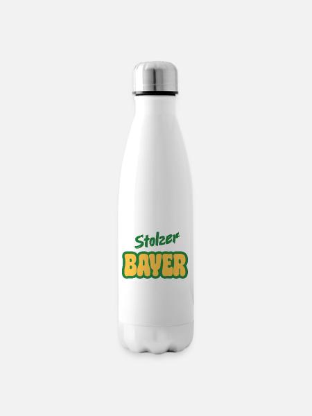 Stolzer Bayer - Isolierflasche - Weiß