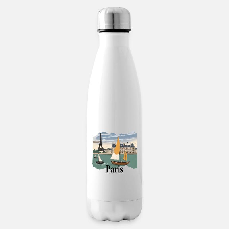 Paris - Isolierflasche - Weiß