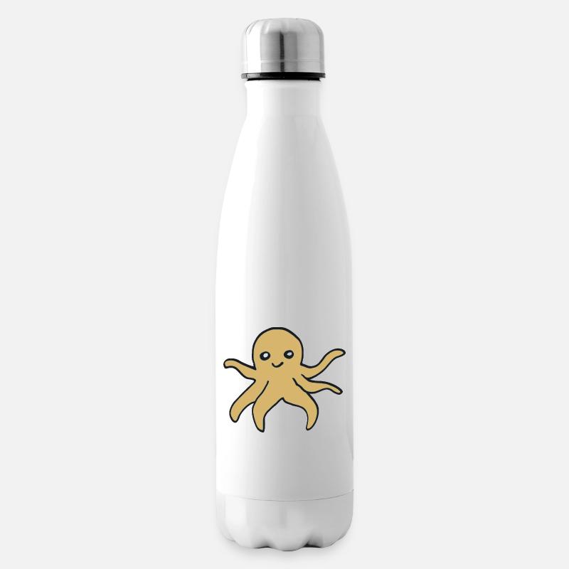 oktopus gold - Isolierflasche - Weiß