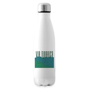 Via Dinarica – Sentier de longue distance - Bouteille isotherme - blanc - Droite