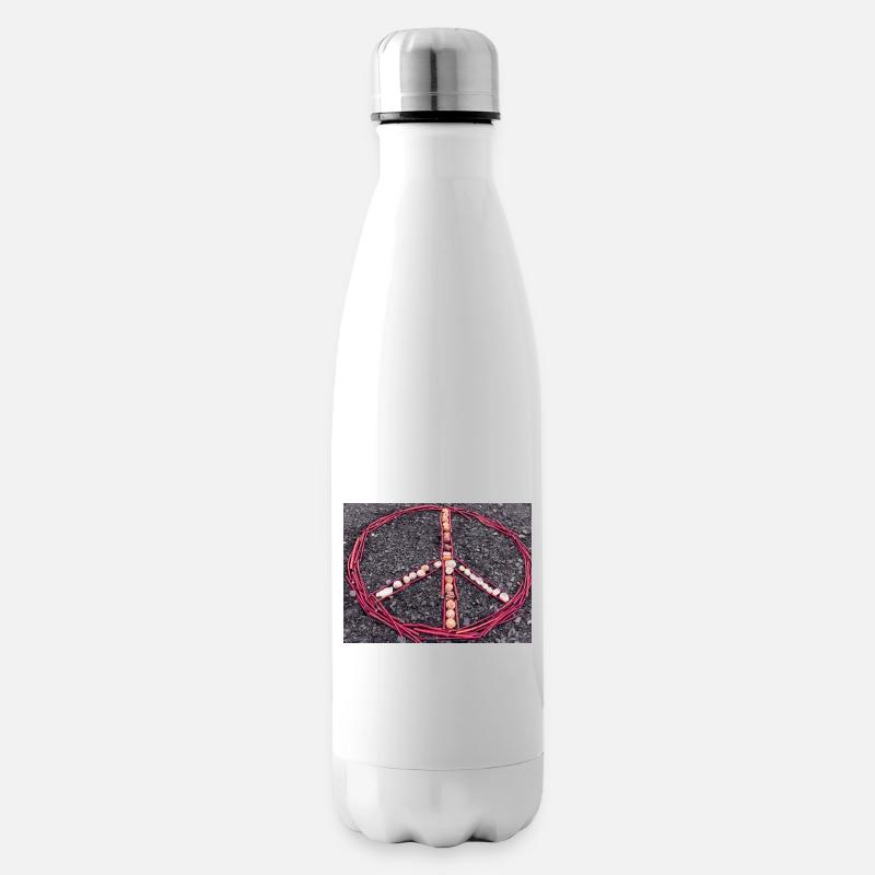 Nachhaltig - Isolierflasche - Weiß