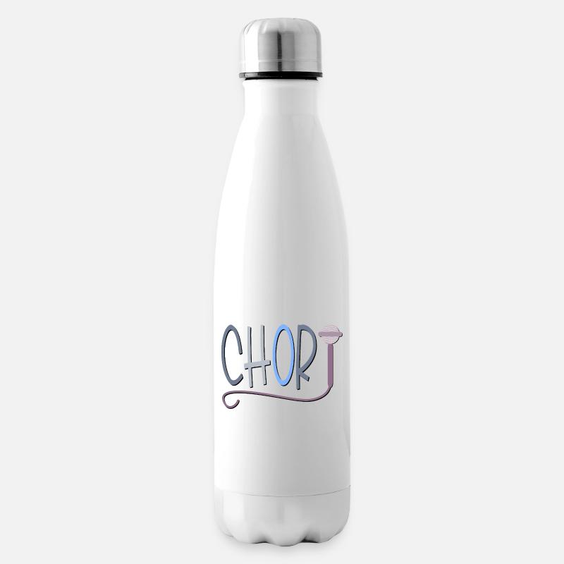 CHOR MIKROFON - HOBBY SINGEN - Isolierflasche - Weiß
