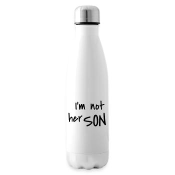 Je ne suis pas son fils - Bouteille isotherme - blanc - Droite