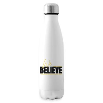 We Believe Schriftzug - Isolierflasche - Weiß - Rechts