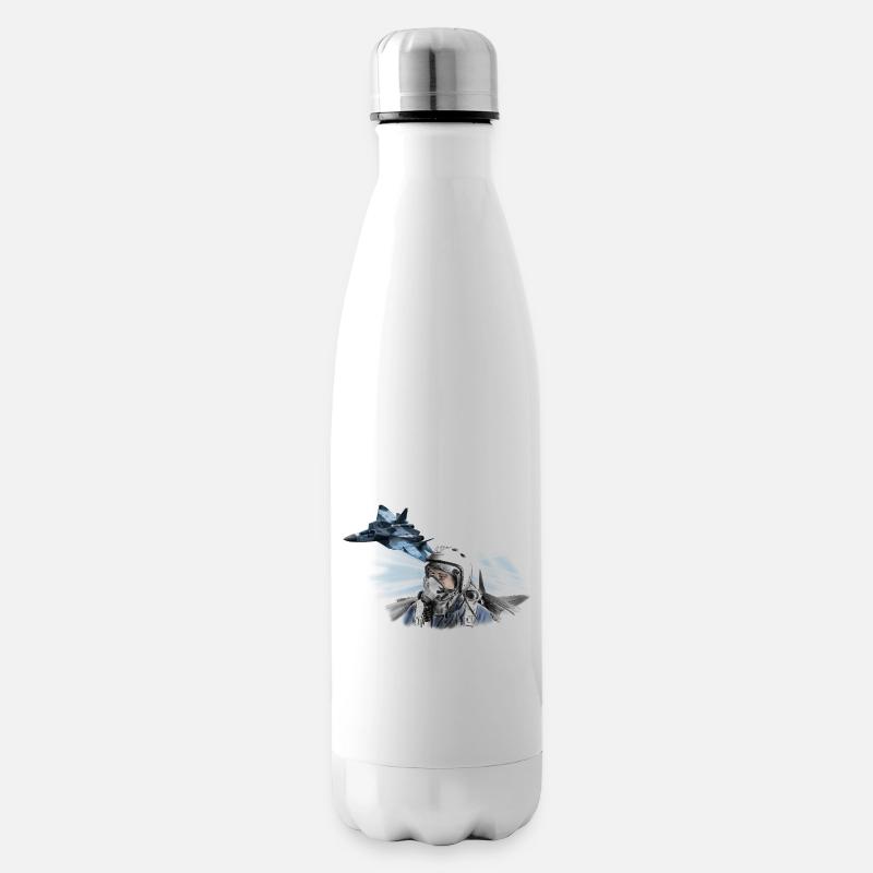 Jet Pilot - Isolierflasche - Weiß