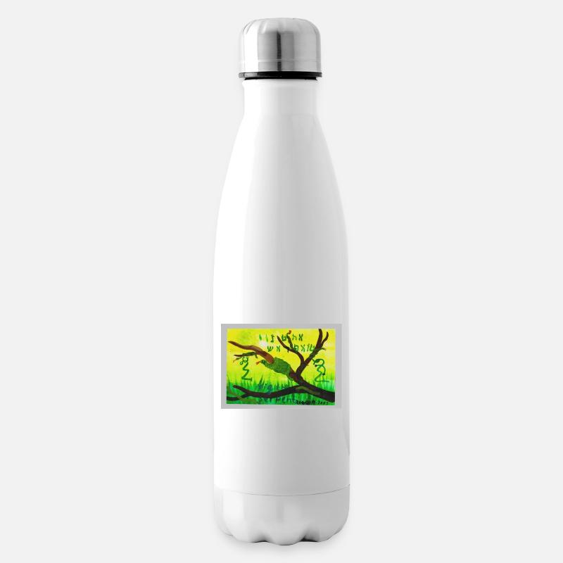A5_Yig_Portrait - Bouteille isotherme - blanc