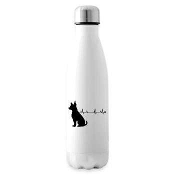 Dog - Insulated Water Bottle - white - Right