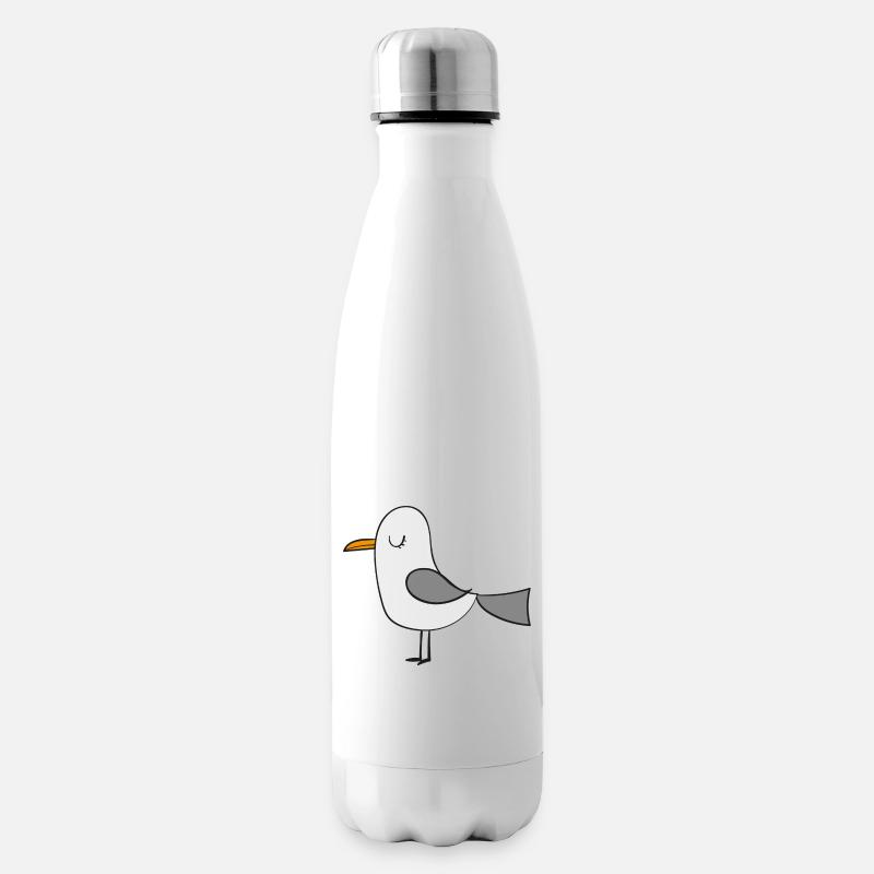 Möwe - Isolierflasche - Weiß