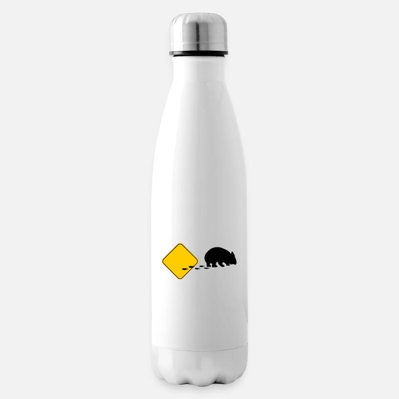 Wombat, Break out !!! - Isolierflasche - Weiß
