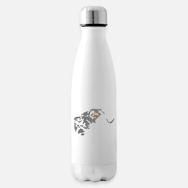 Chat - Bouteille isotherme - blanc