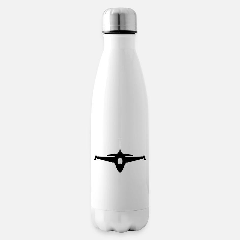 Flugzeug - Isolierflasche - Weiß