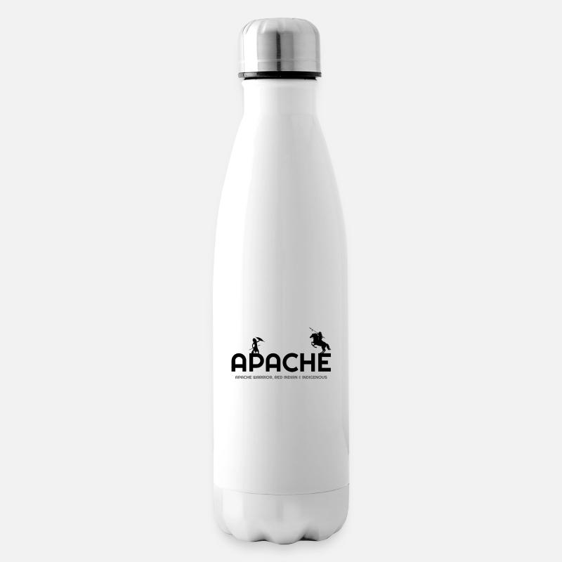 Alles über Apache, Apache Indian, Apache hoodies, A - Isolierflasche - Weiß