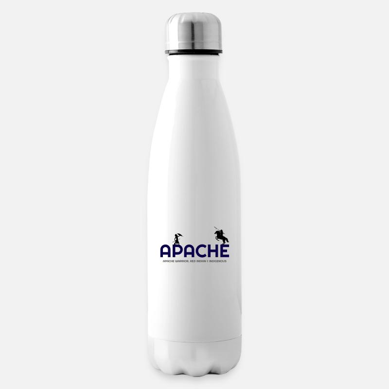 Tout sur Apache, Apache Indian, Apache hoodies, A - Bouteille isotherme - blanc