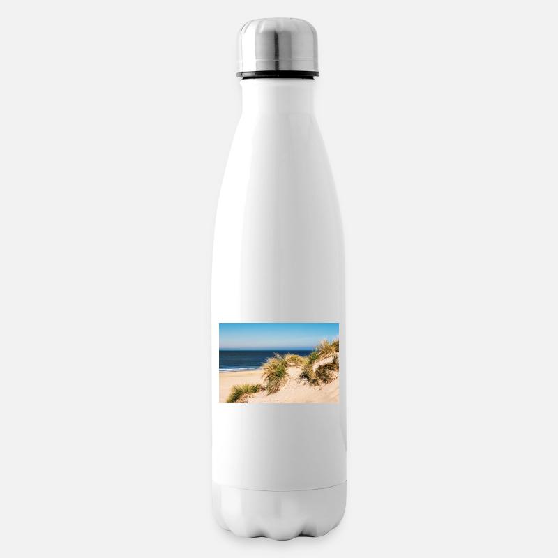 Dunes de plage au soleil - Bouteille isotherme - blanc