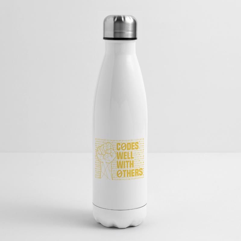 Programmierer Coder Software Entwickler Isolierflasche