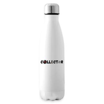 collector vinyl cd cassette records 2 - Insulated Water Bottle - white - Right