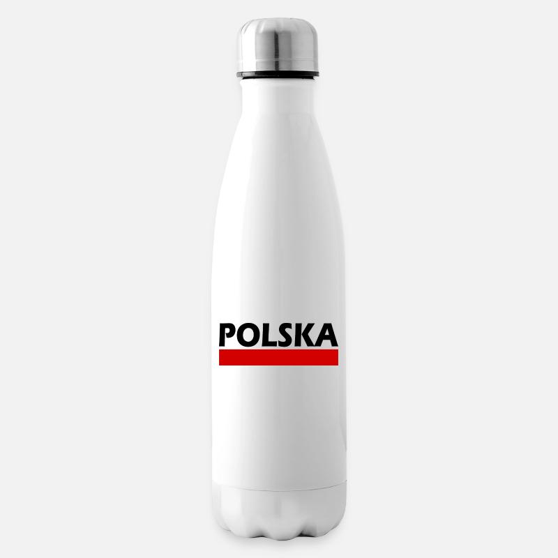 Pologne - Bouteille isotherme - blanc