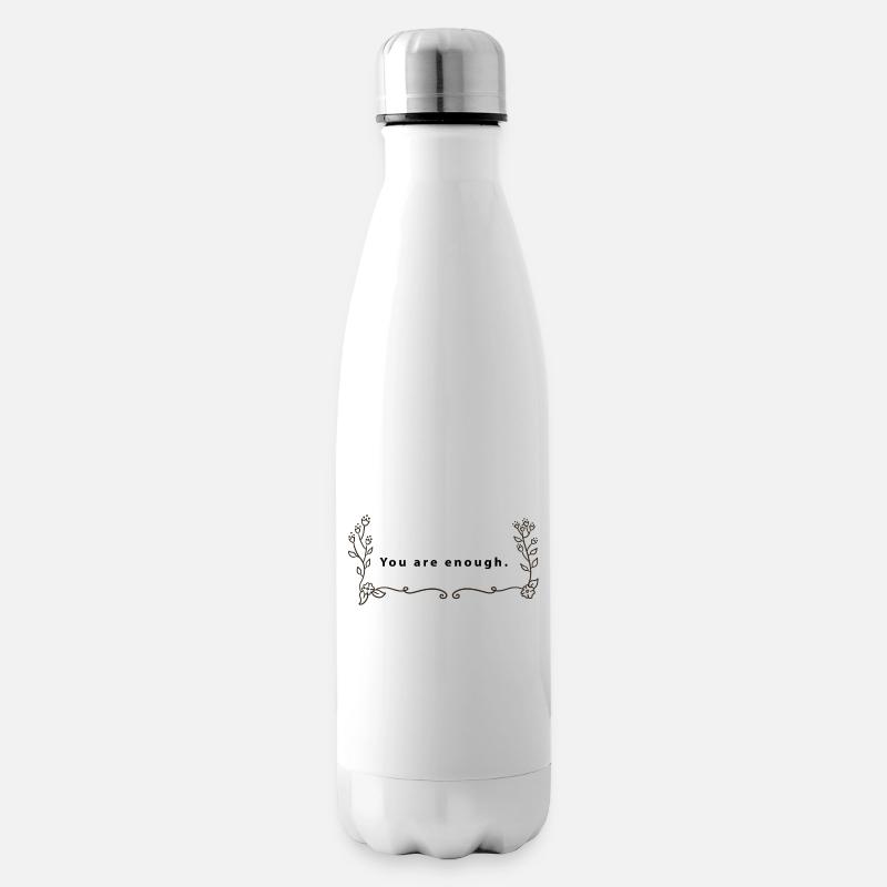 Zitat Selbstliebe - Isolierflasche - Weiß