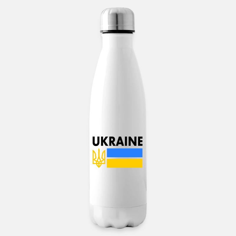 Ukraine - Isolierflasche - Weiß