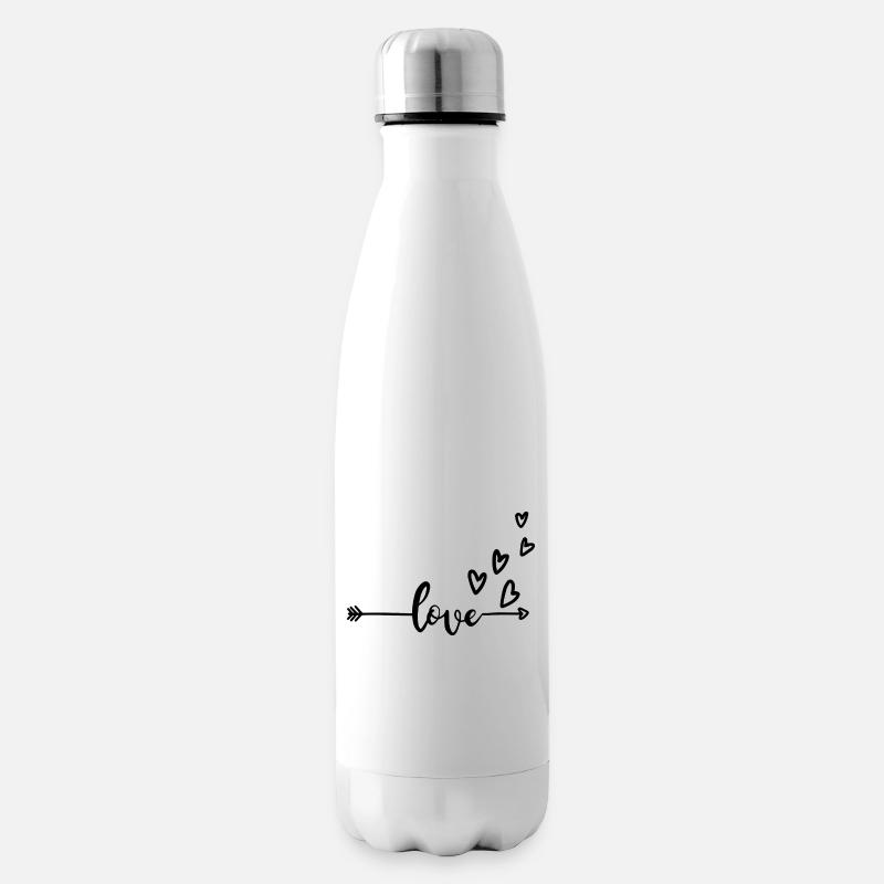 LOVE - Bouteille isotherme - blanc