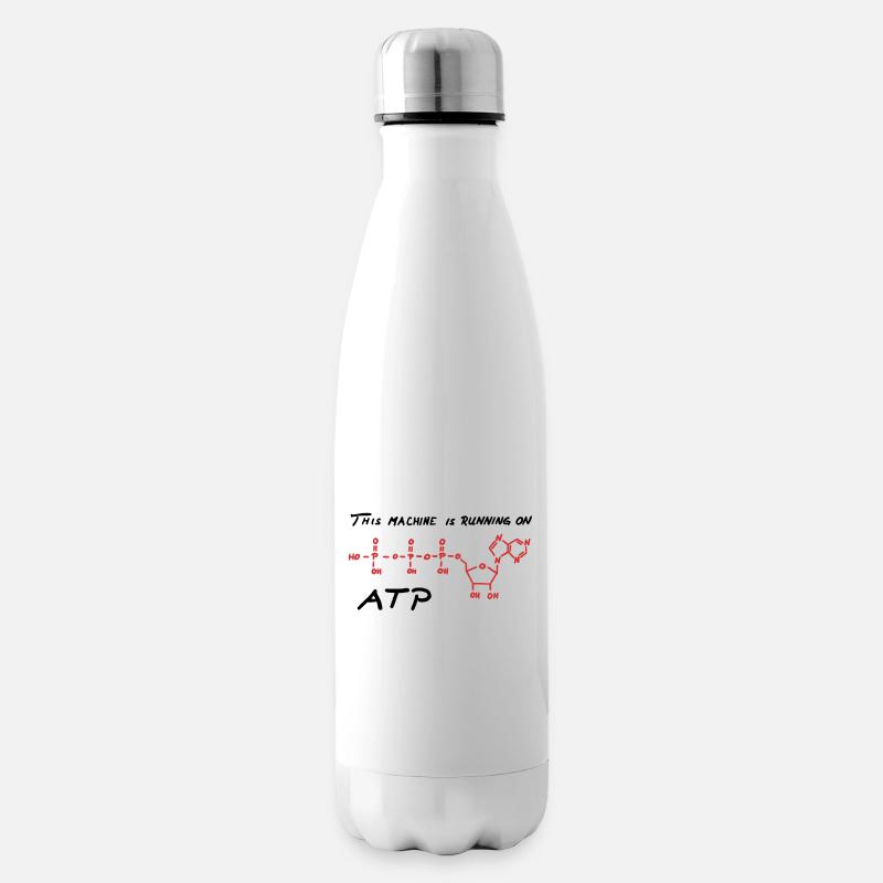 This machine is running on ATP - Isolierflasche - Weiß