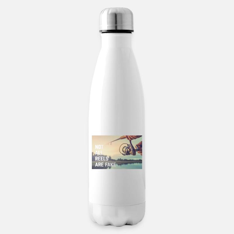 not all reels - Isolierflasche - Weiß