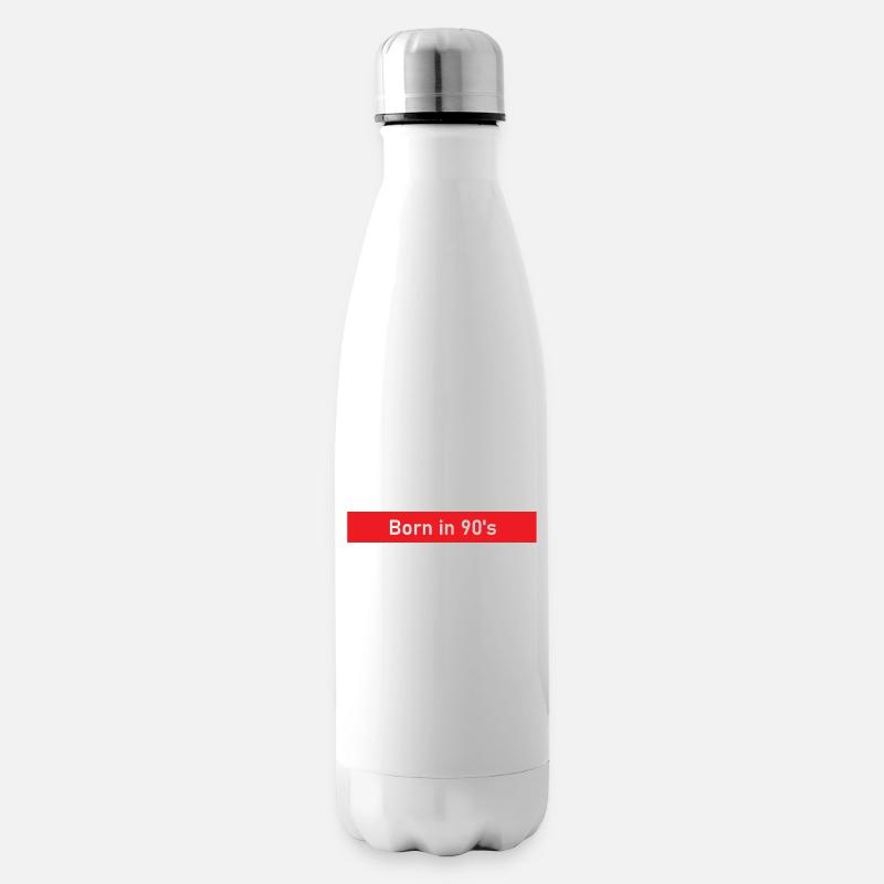 Geboren in den 90er Jahren - Isolierflasche - Weiß