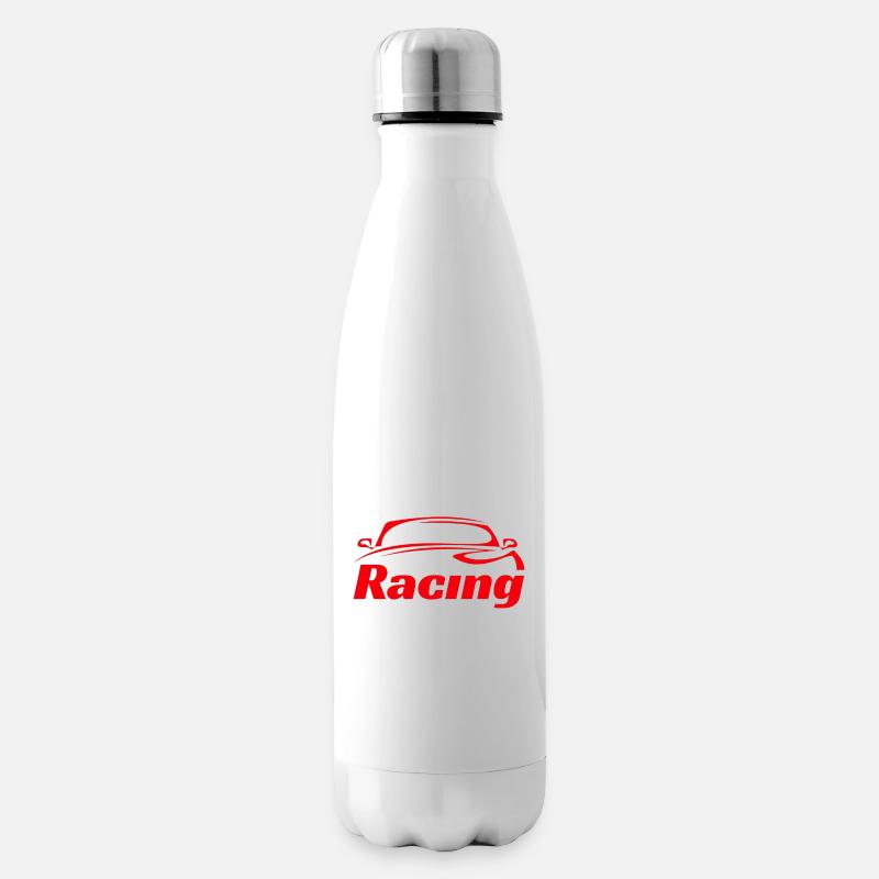 Auto-Resing ❤️ - Isolierflasche - Weiß