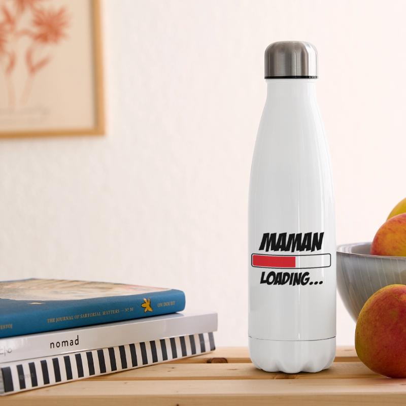 Maman loading... Please Wait - Future Mère Bouteille isotherme
