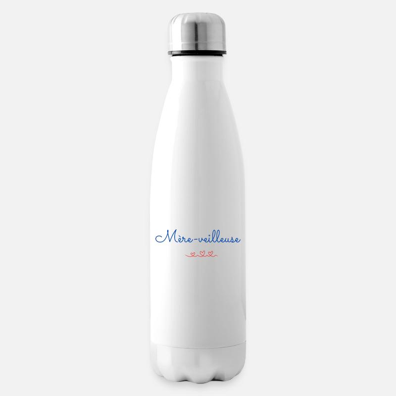 Mère veilleuse, cadeau pour les mamans - Bouteille isotherme - blanc