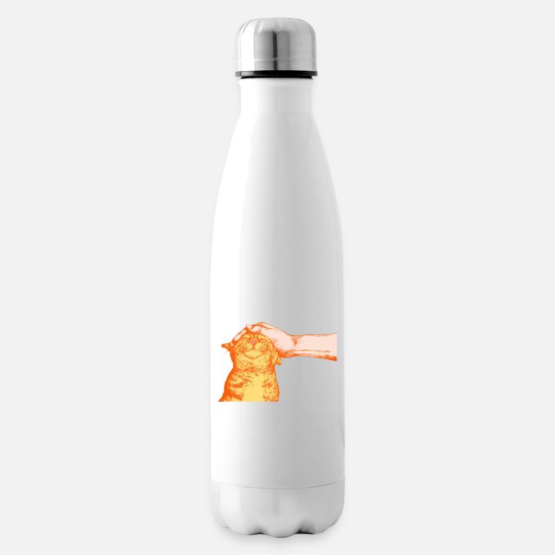 DIE GLÜCKLICHE KATZE - Isolierflasche - Weiß