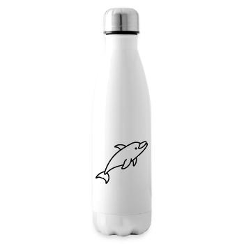 Delfin - Isolierflasche - Weiß - Rechts