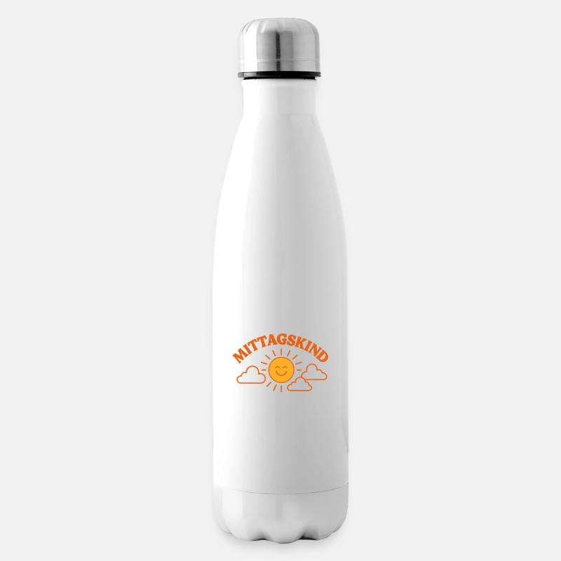 Vibrations d’enfant à midi - Bouteille isotherme - blanc