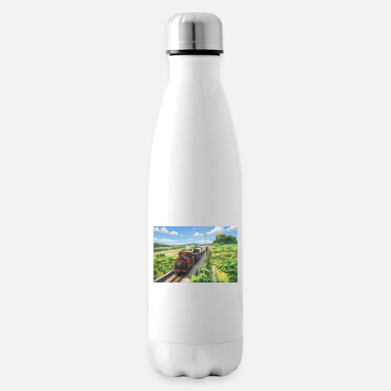 Dduallt-Doppelspiel - Isolierflasche - Weiß