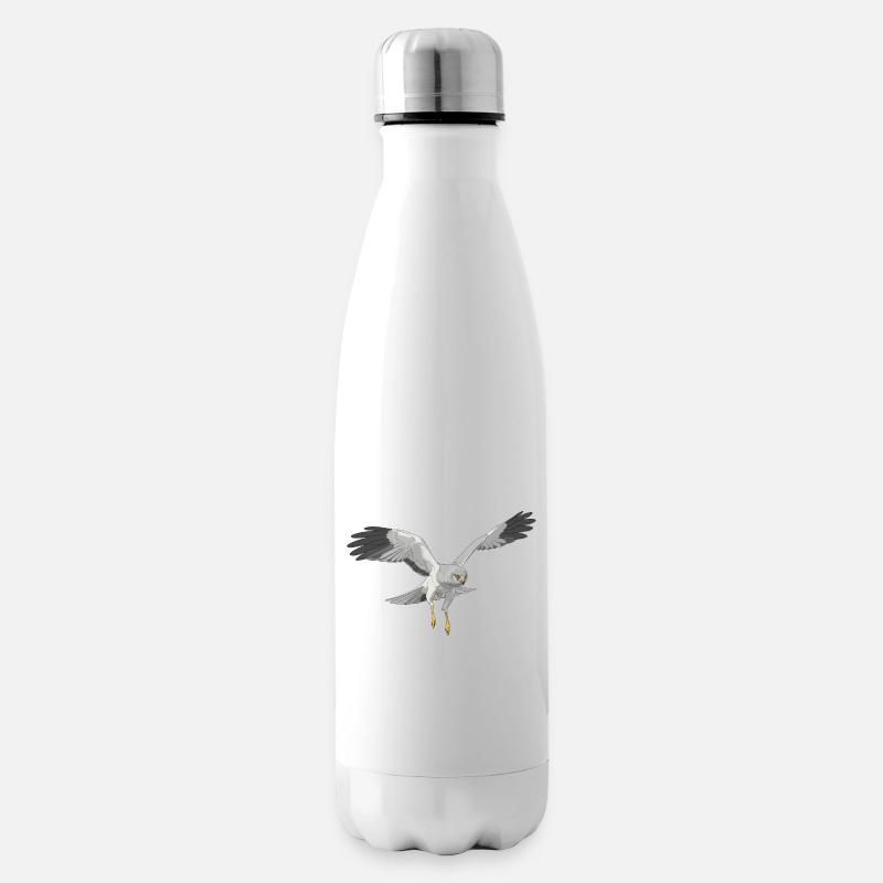 Kornweihe Circus cyaneus - Isolierflasche - Weiß