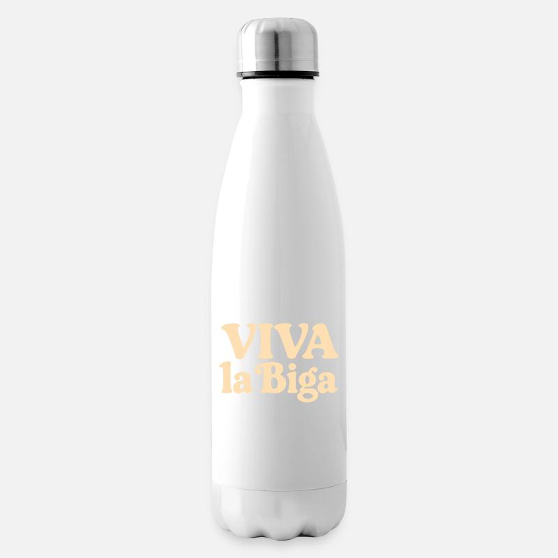 Viva la Biga - Es lebe der Vorteig! - Isolierflasche - Weiß