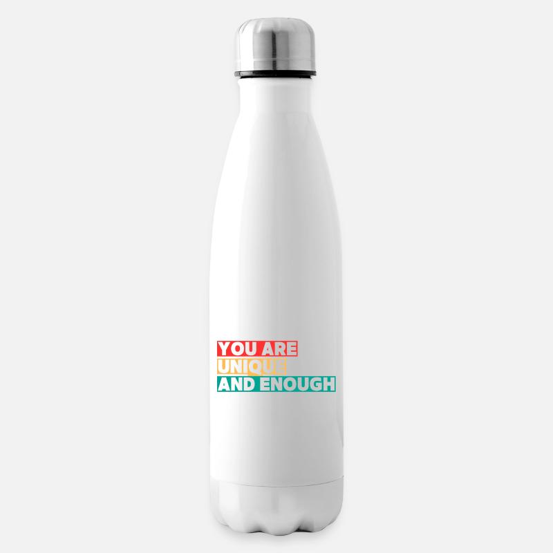 You_are_Unique2 - Bouteille isotherme - blanc