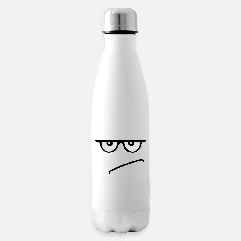 grumpy - Insulated Water Bottle - white