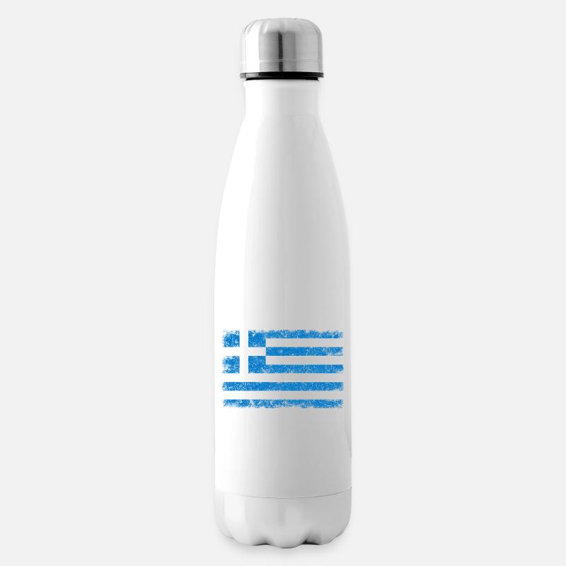 Grèce - Bouteille isotherme - blanc