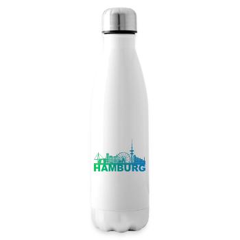 HAMBURG GREEN BLUE - Insulated Water Bottle - white - Right
