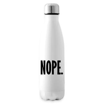 Nope - Insulated Water Bottle - white - Right
