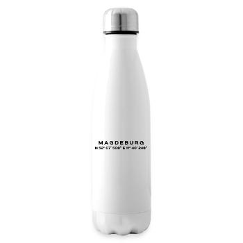 Magdeburg - Isolierflasche - Weiß - Rechts
