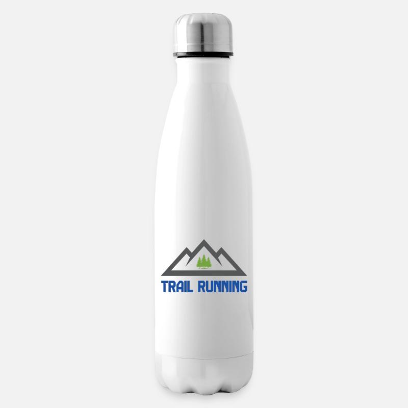 Trailrunning (Trailrunning) - Isolierflasche - Weiß