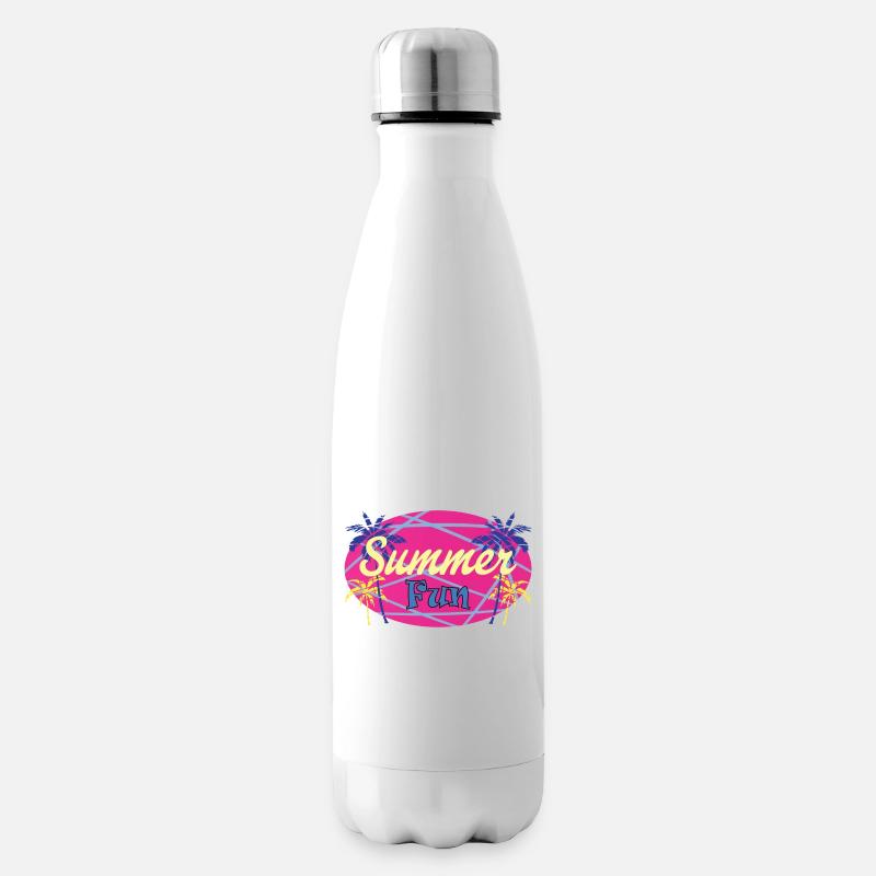 SUMMER FUN MIT PALMEN - Isolierflasche - Weiß