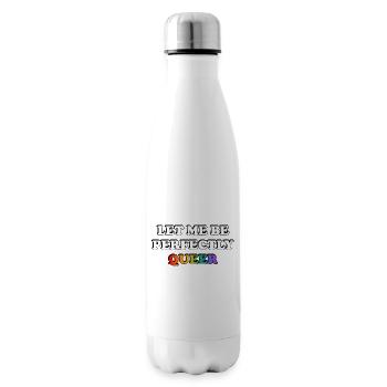 Lass mich vollkommen queer sein - Isolierflasche - Weiß - Rechts
