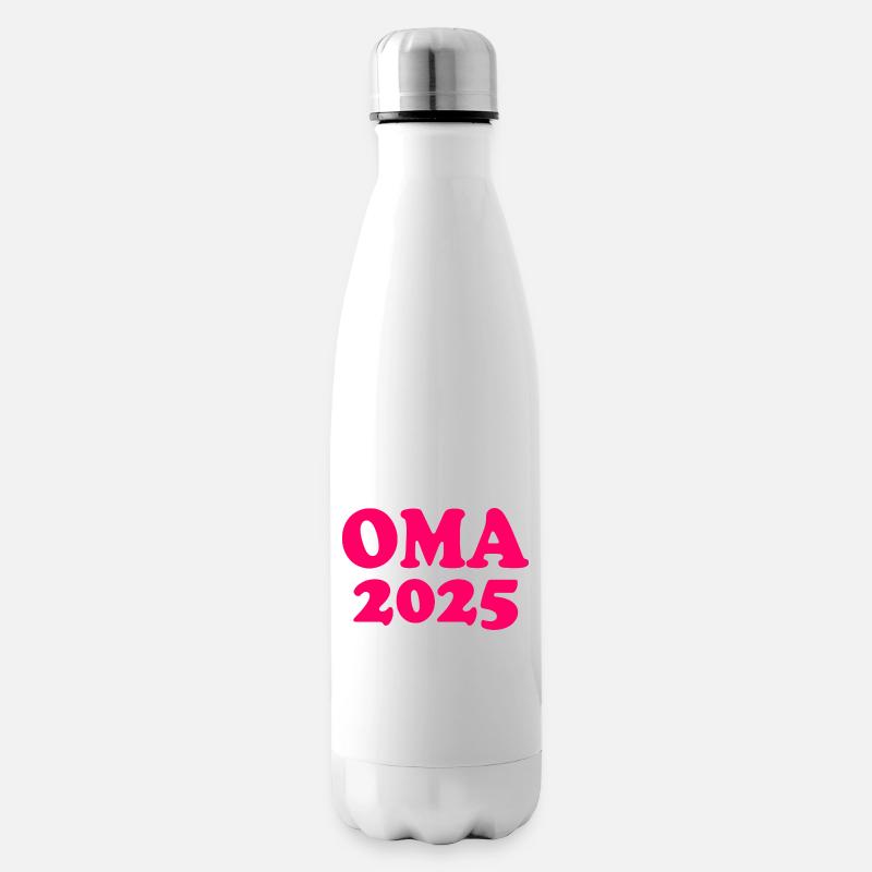 Oma 2025 - Isolierflasche - Weiß