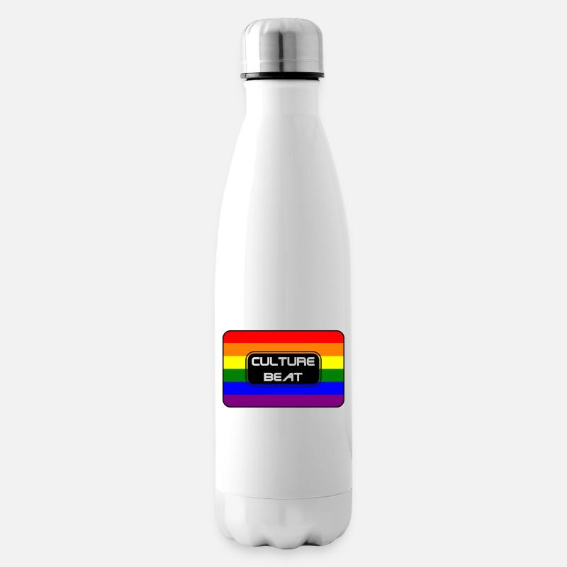 Kultur Beat Pride Logo - Isolierflasche - Weiß