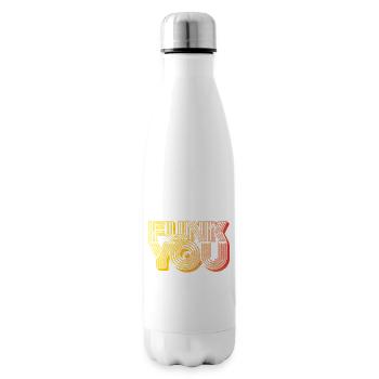 Funk You - Isolierflasche - Weiß - Rechts