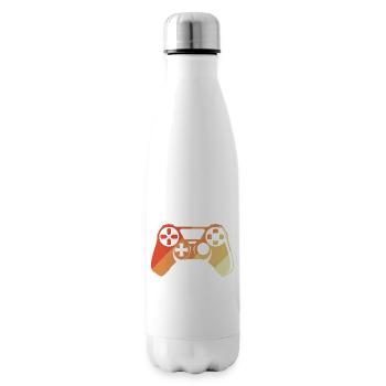 Vintage Gamepad - Insulated Water Bottle - white - Right