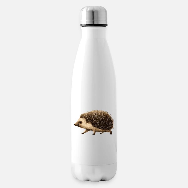 Drôle de hérisson - Bouteille isotherme - blanc